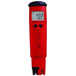 pH-testare med temperatur och utbytbar pH-elektrod ±0.05pH HI-98128