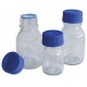 Flaska  Glas-  250ml blått skruvlock /10st