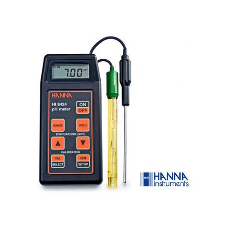 pH-mätare portabel pH/Temp/mV HI-8424