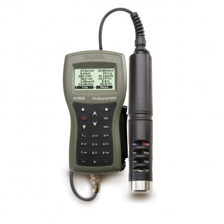 Multimätare pH/ORP/Konduktivitet/Syrehalt 4m kabel HI-9829-00042