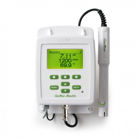 Monitor för pH, konduktivitet (EC/TDS) och temperatur